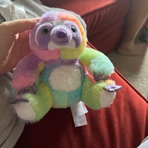 Rainbow Plush Sloth Toy